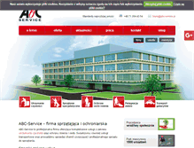 Tablet Screenshot of abc-service.pl